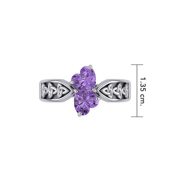 Triquetra Celtic Knot Silver Ring TRI1282 - Jewelry